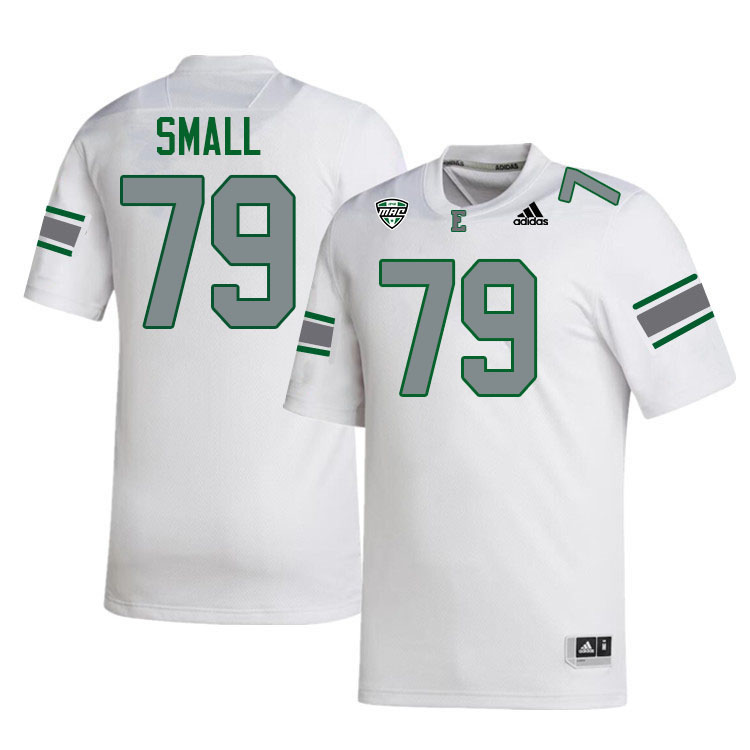 Eastern Michigan Eagles #79 Everett Small College Football Jerseys Stitched-White